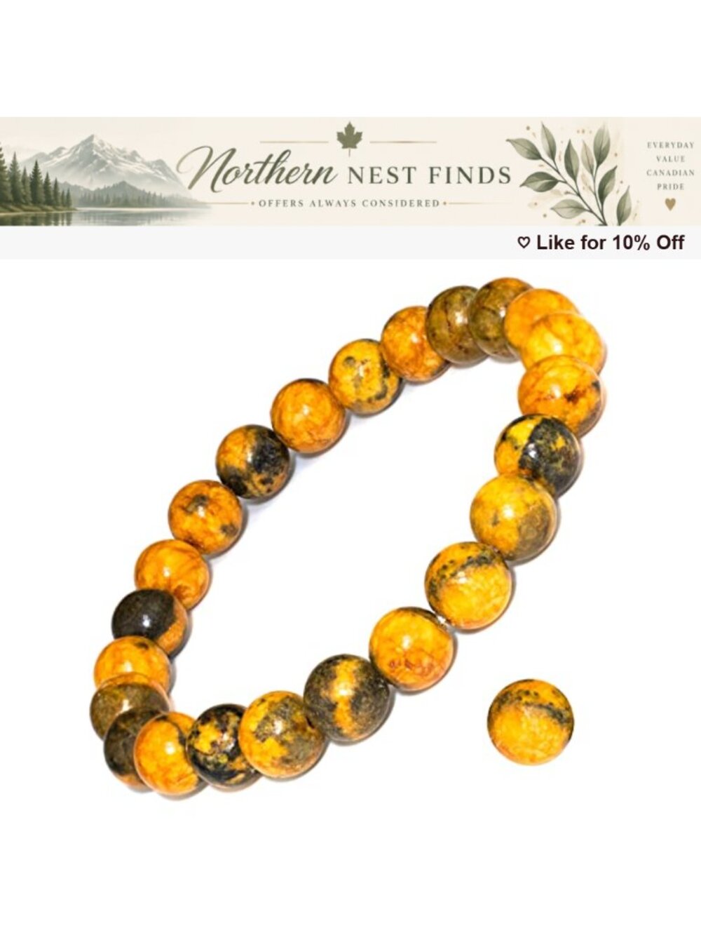 8mm Natural Stone Beaded Stretch Bracelet Handmade Double Strand Gemstone
